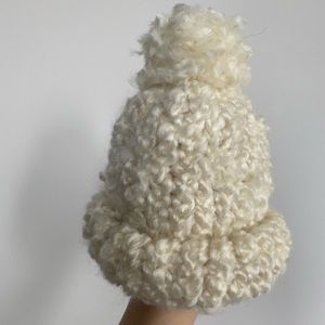 Handmade knit baby hat